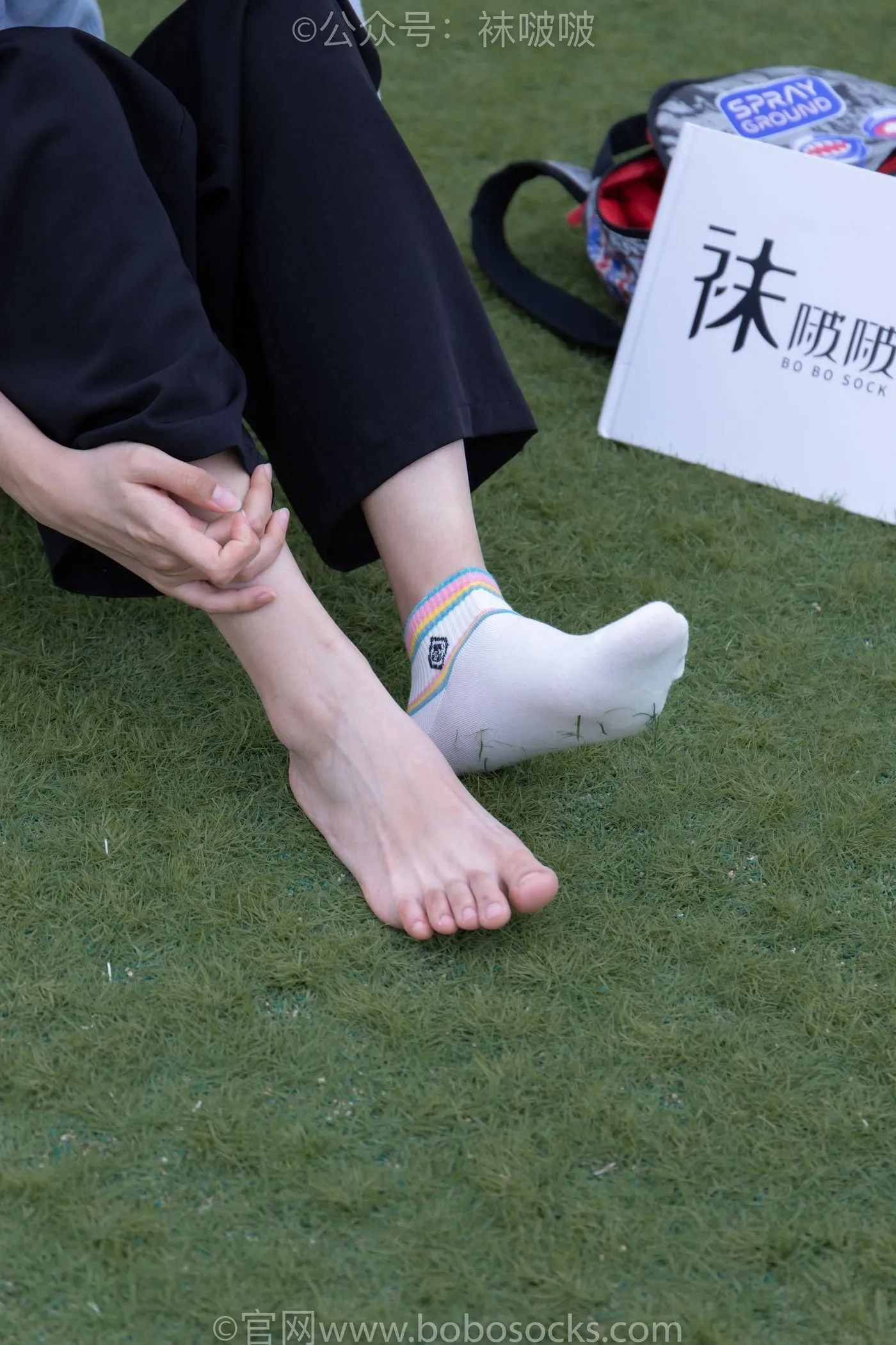[BoBoSocks袜啵啵]NO.021 泡芙-板鞋、白棉袜、裸足 [131P]插图4